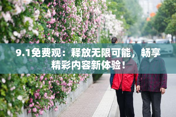 9.1免费观：释放无限可能，畅享精彩内容新体验！