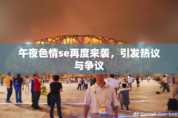 午夜色情se再度来袭，引发热议与争议