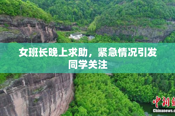 女班长晚上求助，紧急情况引发同学关注