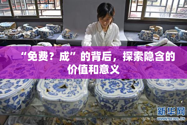 “免费？成”的背后，探索隐含的价值和意义