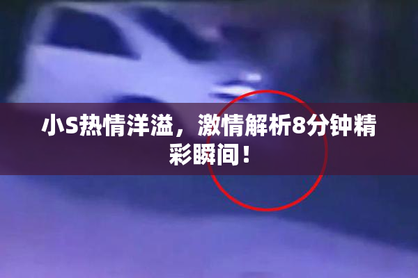 小S热情洋溢，激情解析8分钟精彩瞬间！
