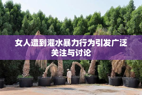 女人遭到灌水暴力行为引发广泛关注与讨论