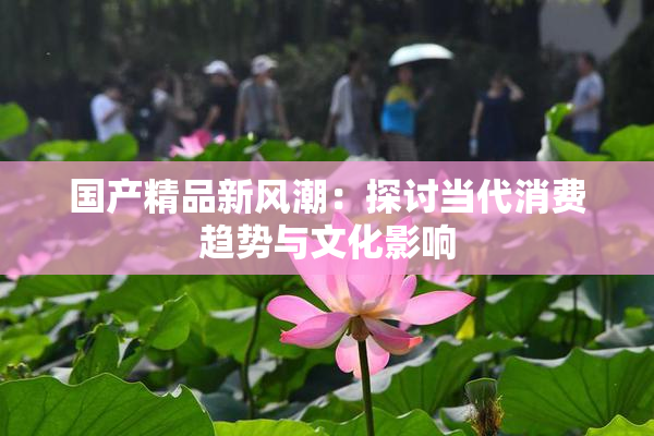 国产精品新风潮：探讨当代消费趋势与文化影响