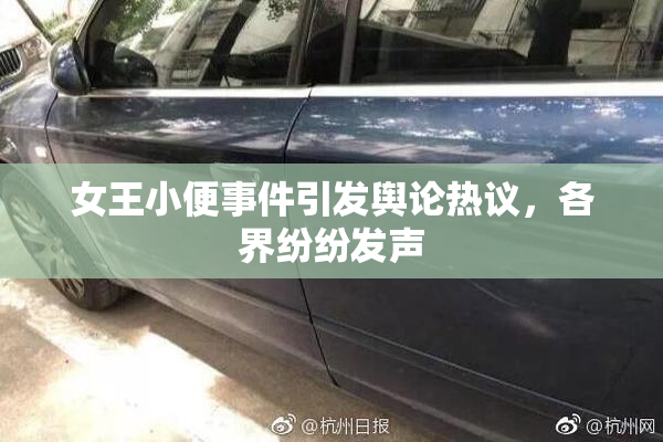 女王小便事件引发舆论热议，各界纷纷发声