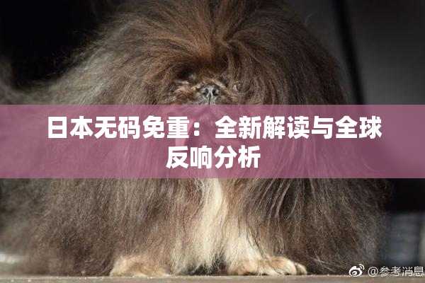 日本无码免重：全新解读与全球反响分析