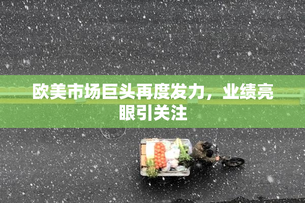 欧美市场巨头再度发力，业绩亮眼引关注