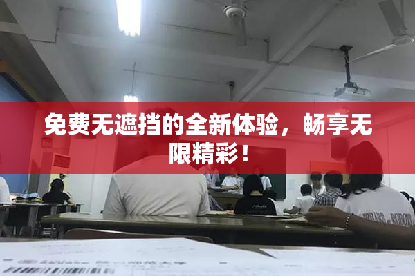 免费无遮挡的全新体验，畅享无限精彩！