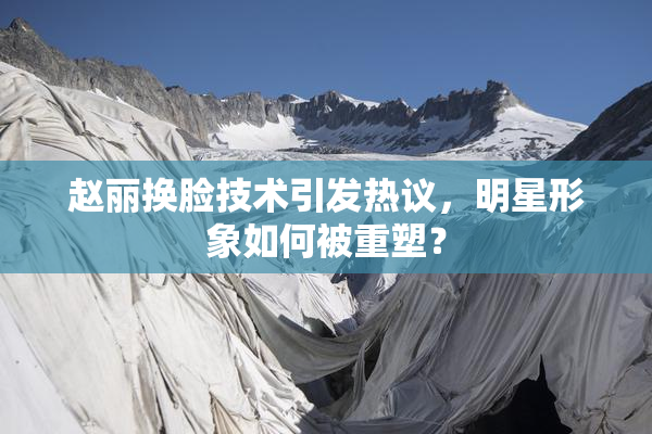 赵丽换脸技术引发热议，明星形象如何被重塑？