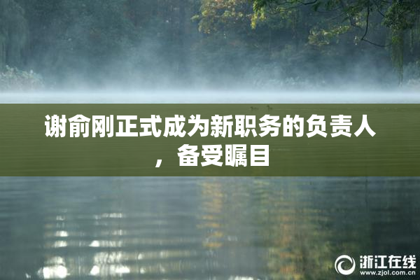 谢俞刚正式成为新职务的负责人，备受瞩目