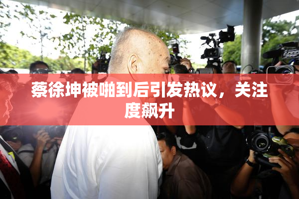 蔡徐坤被啪到后引发热议，关注度飙升