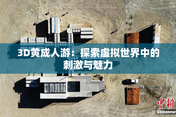 3D黄成人游：探索虚拟世界中的刺激与魅力