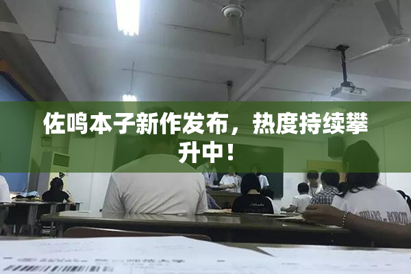 佐鸣本子新作发布，热度持续攀升中！