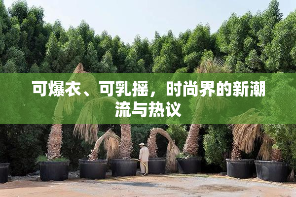 可爆衣、可乳摇，时尚界的新潮流与热议