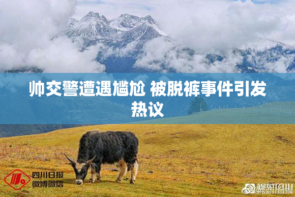 帅交警遭遇尴尬 被脱裤事件引发热议