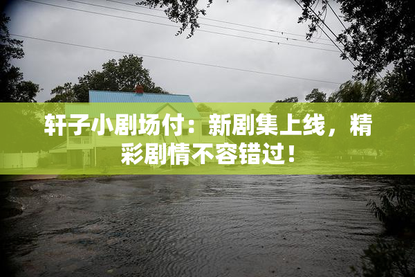 轩子小剧场付：新剧集上线，精彩剧情不容错过！