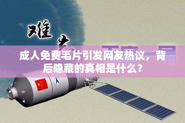 成人免费毛片引发网友热议，背后隐藏的真相是什么？