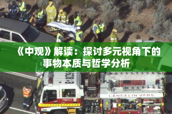 《中观》解读：探讨多元视角下的事物本质与哲学分析