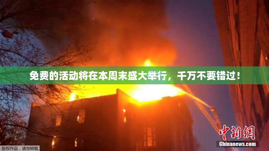 免费的活动将在本周末盛大举行，千万不要错过！