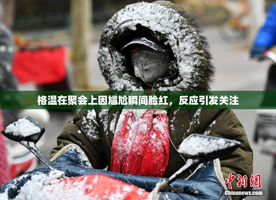 格温在聚会上因尴尬瞬间脸红，反应引发关注