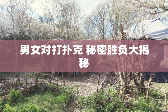 男女对打扑克 秘密胜负大揭秘