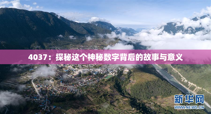 4037：探秘这个神秘数字背后的故事与意义