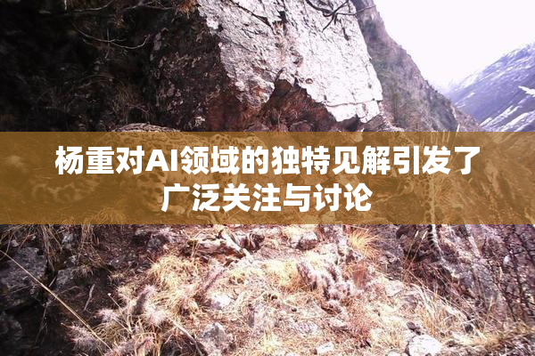 杨重对AI领域的独特见解引发了广泛关注与讨论