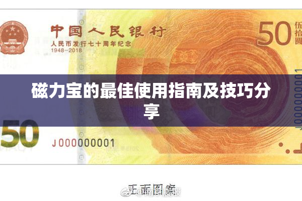 磁力宝的最佳使用指南及技巧分享