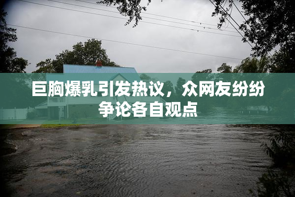 巨胸爆乳引发热议，众网友纷纷争论各自观点
