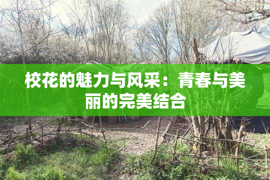 校花的魅力与风采：青春与美丽的完美结合
