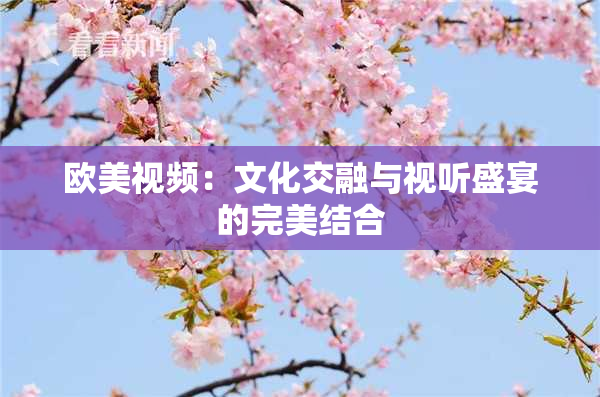 欧美视频：文化交融与视听盛宴的完美结合