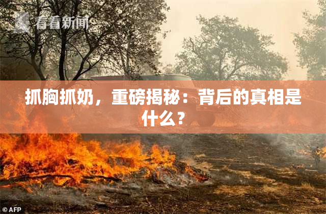 抓胸抓奶，重磅揭秘：背后的真相是什么？