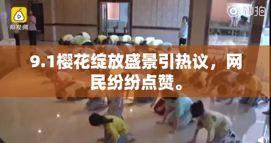 9.1樱花绽放盛景引热议，网民纷纷点赞。