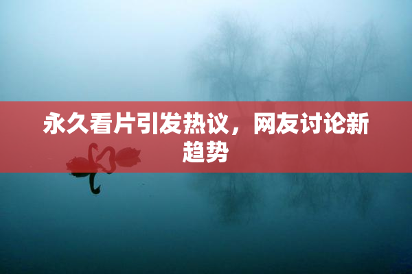 永久看片引发热议，网友讨论新趋势