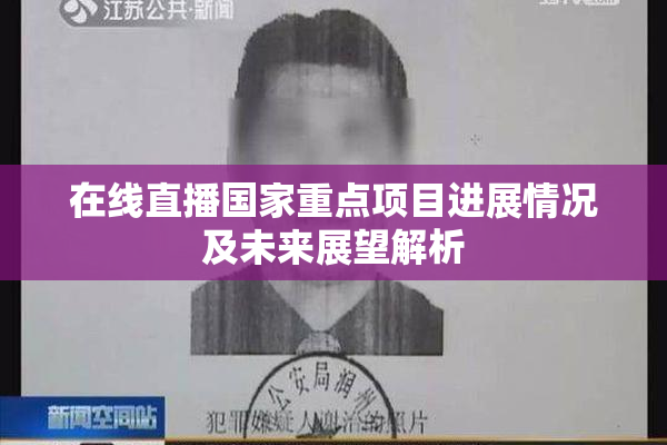 在线直播国家重点项目进展情况及未来展望解析