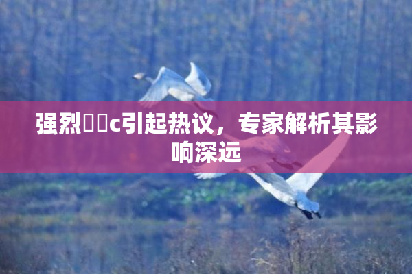 强烈❌‌c引起热议，专家解析其影响深远