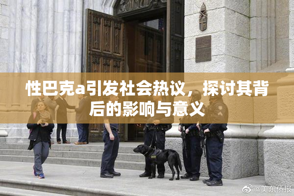 性巴克a引发社会热议，探讨其背后的影响与意义
