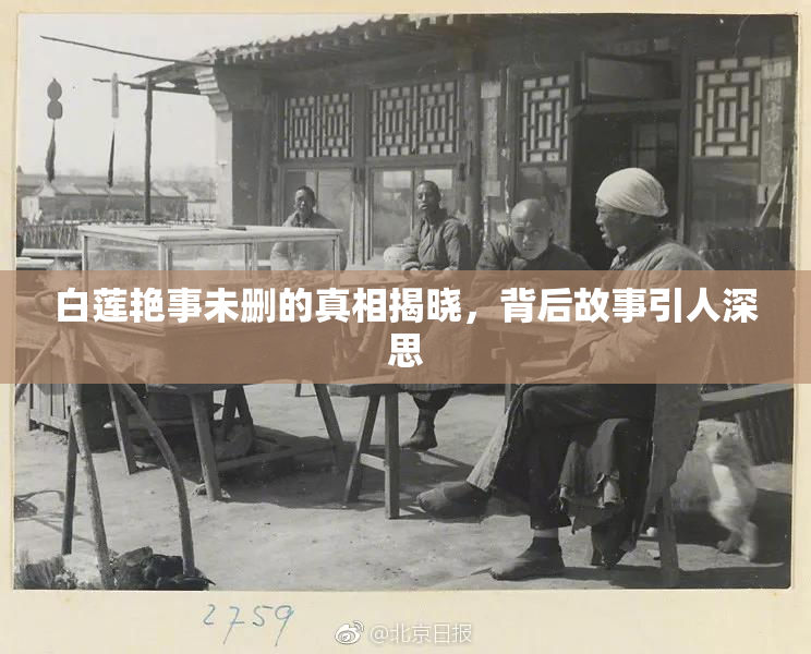 白莲艳事未删的真相揭晓，背后故事引人深思