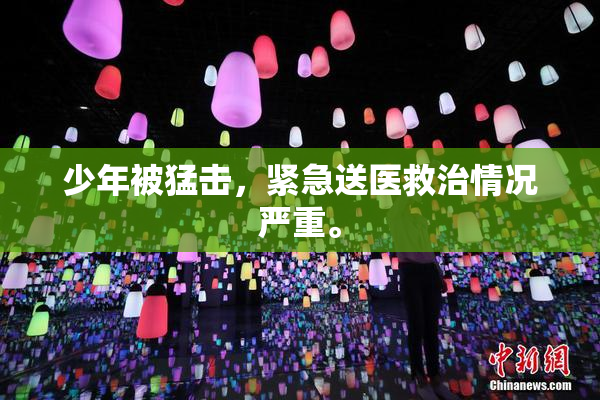 少年被猛击，紧急送医救治情况严重。