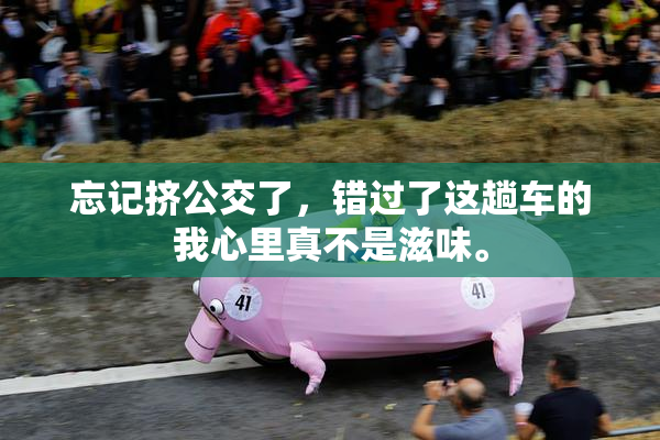 忘记挤公交了，错过了这趟车的我心里真不是滋味。