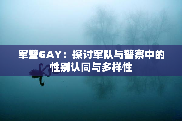 军警GAY：探讨军队与警察中的性别认同与多样性