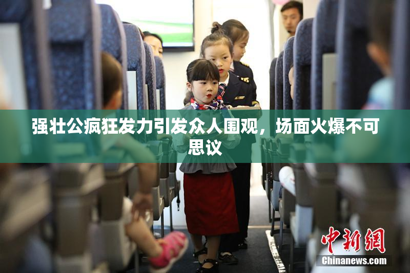 强壮公疯狂发力引发众人围观，场面火爆不可思议