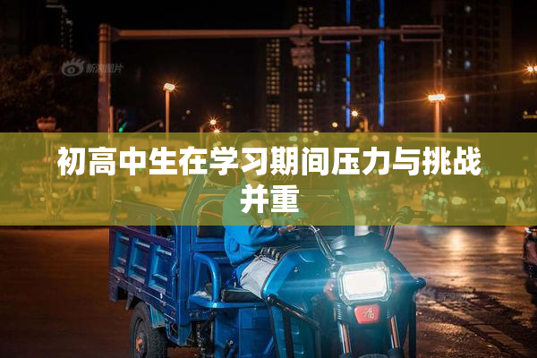 初高中生在学习期间压力与挑战并重
