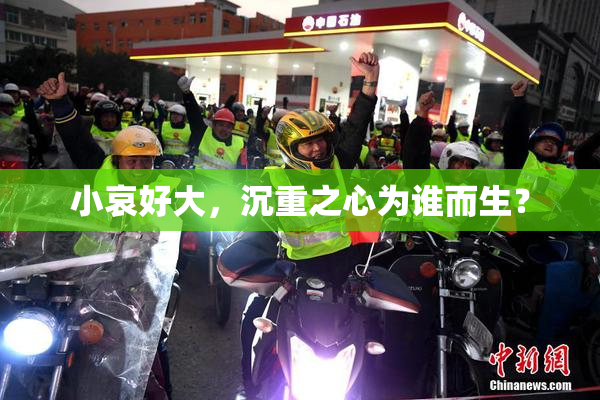 小哀好大，沉重之心为谁而生？