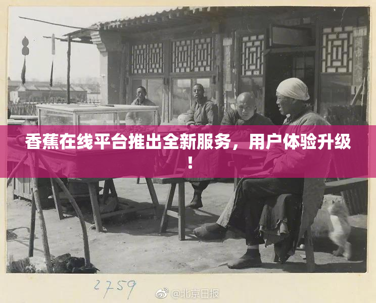 香蕉在线平台推出全新服务，用户体验升级！