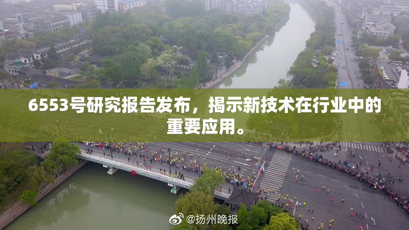 6553号研究报告发布，揭示新技术在行业中的重要应用。