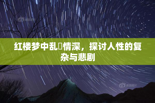 红楼梦中乱婬情深，探讨人性的复杂与悲剧