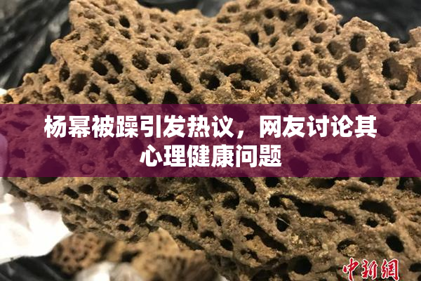 杨幂被躁引发热议，网友讨论其心理健康问题