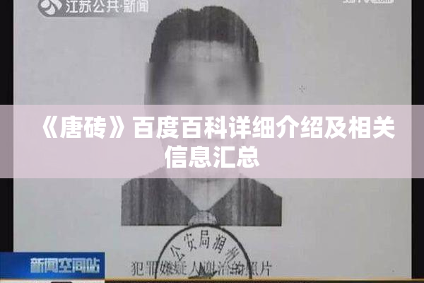 《唐砖》百度百科详细介绍及相关信息汇总