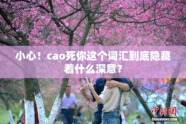 小心！cao死你这个词汇到底隐藏着什么深意？