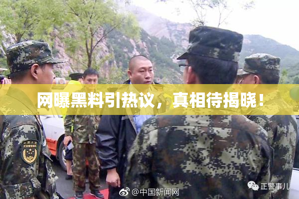 网曝黑料引热议，真相待揭晓！